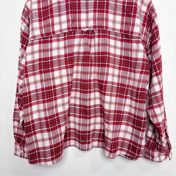 Levi’s Womens 2X  Maple Utility Shirt Boxy Length Flannel - Picture 15 of 16